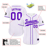 Custom Stripe Fashion Personalized Authentic Baseball Jersey BSBJ01-E025078-4